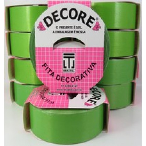Fita Plasticor Verde Limão - 116 Rolo C/50 Metros